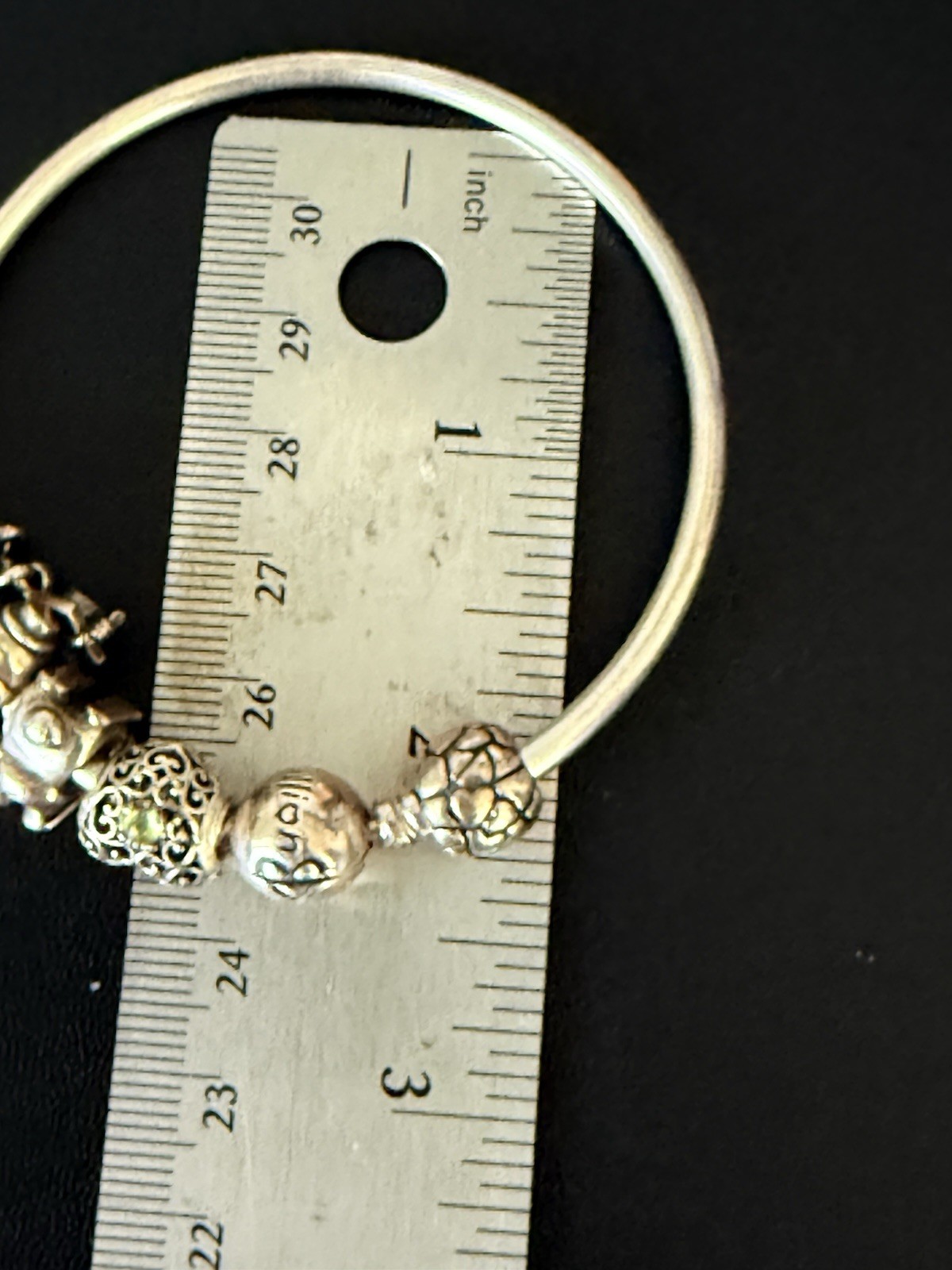 Pandora Sterling Silver 925 ALE One In a Million Bracelet 7 With Retired Charms