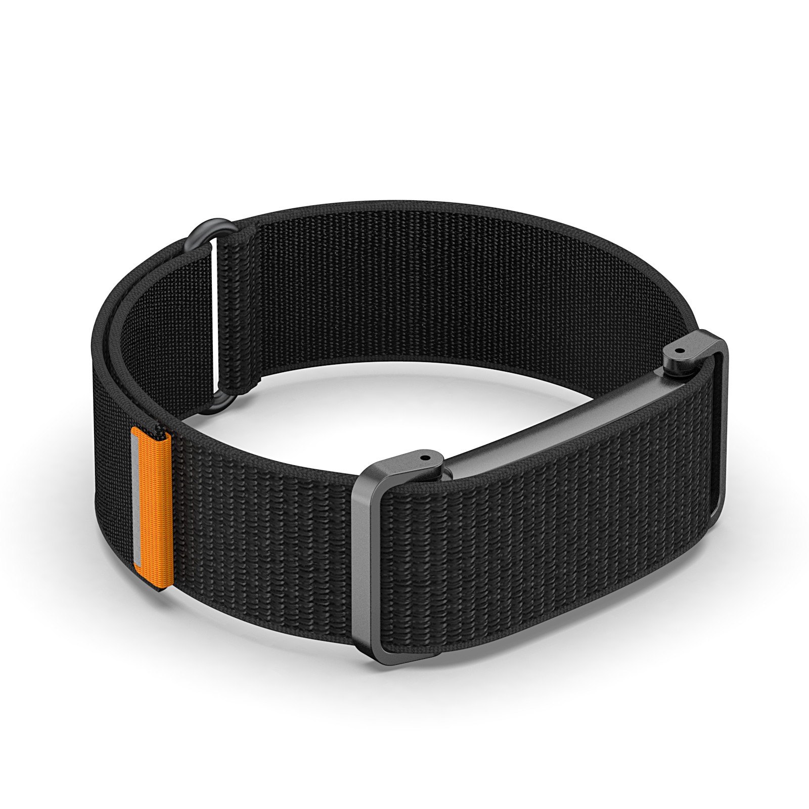 For Google Fitbit Air (2026) Nylon Sports Adjustable Loop Strap Band+Meta Case