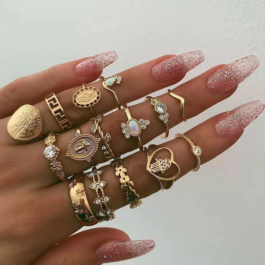 50pcs BULK SALE !! Mix Ring Wholesale Lot—ALL IN WEARABLE CONDITION
