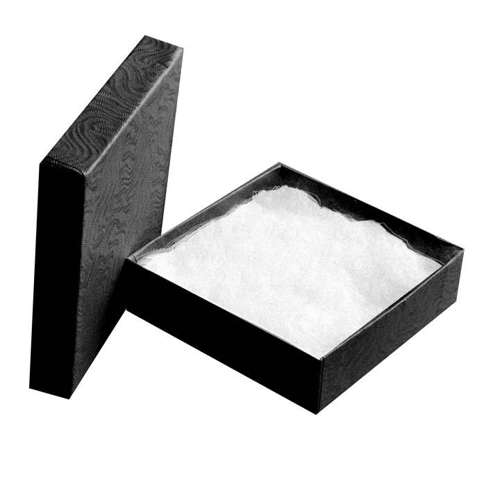 3.5″ x 3.5″ x 1″ Cotton Filled Jewelry Display Packaging Boxes ~ 100, 200, 500