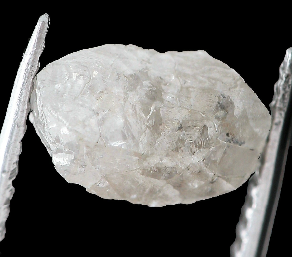 WHITE DIAMOND ROUGH FACET GEM GEMSTONE CANADA GENUINE NATURAL UNCUT 1 CT RAW I3