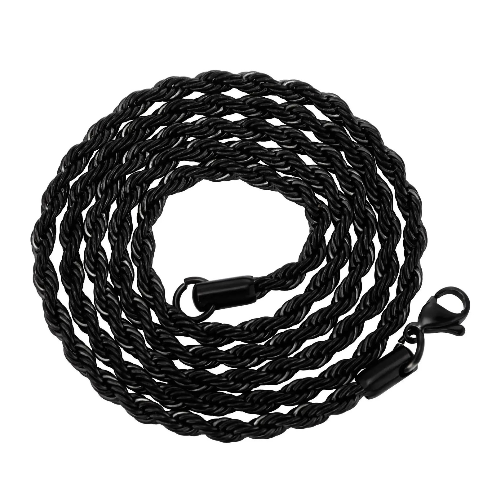 2/3/4/5/6 MM Rope Chain Necklaces For Men Women Twisted Sigapore Links Choker Ba