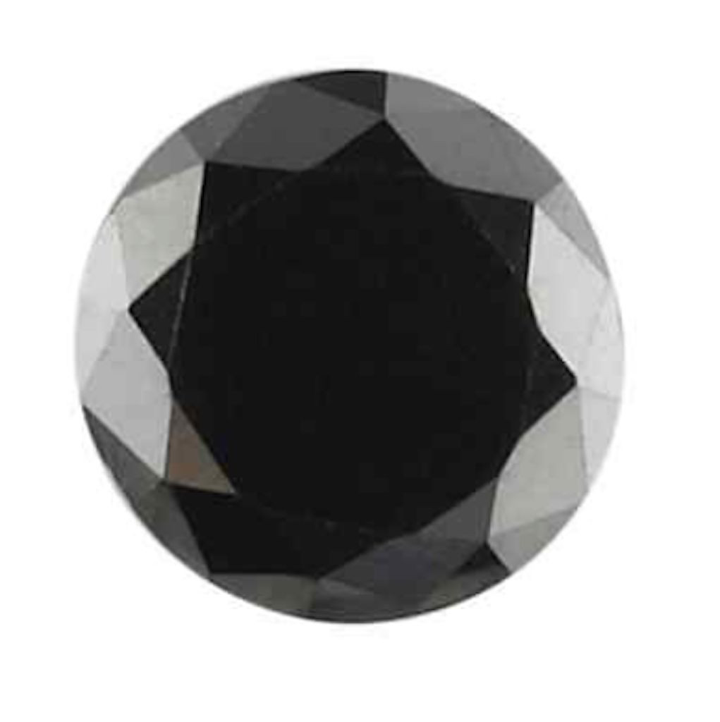 Cubic Zirconia Jet Black Round Faceted AAA Rated CZ Loose Stones (1mm – 15mm)