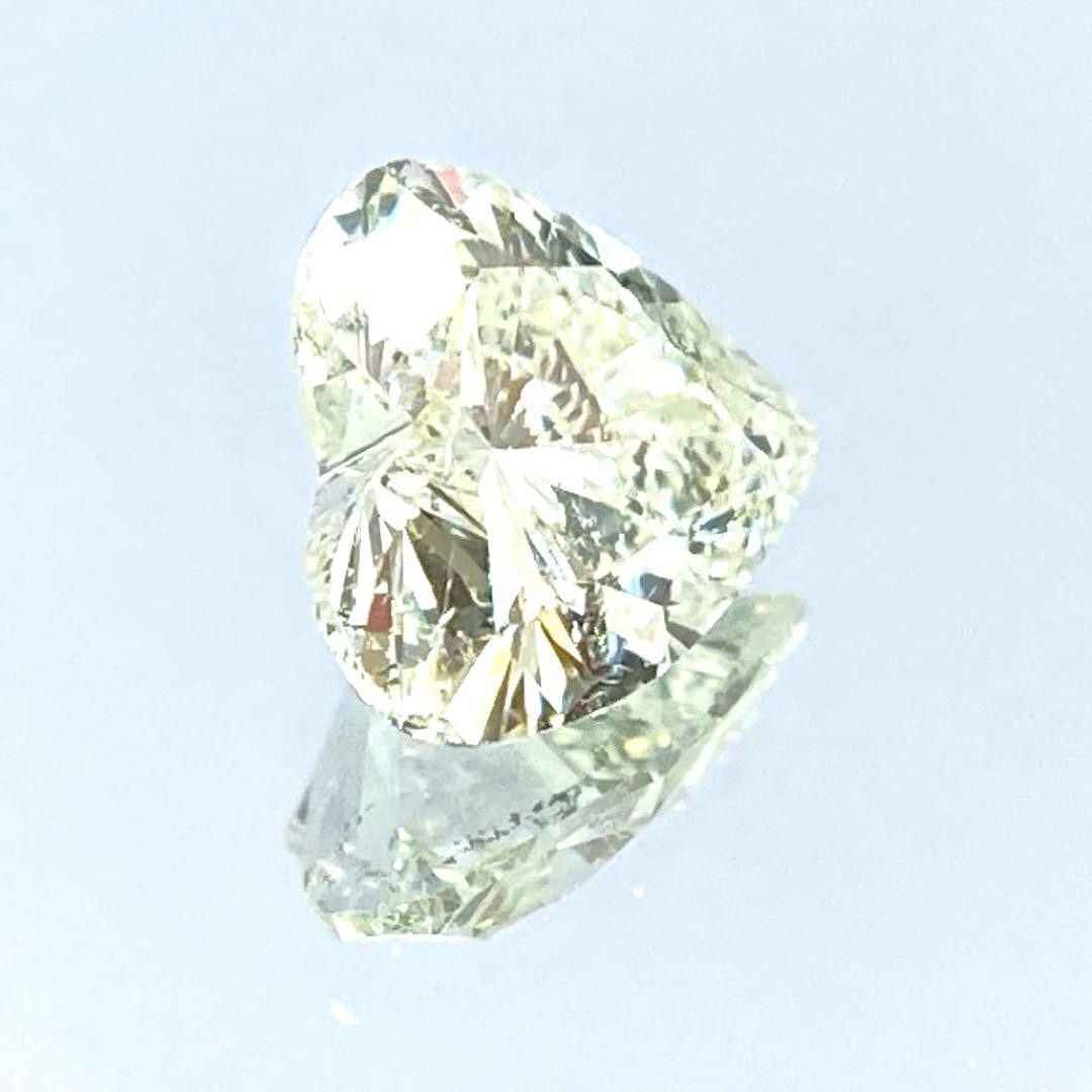 Natural Heart Shape Diamond 0.582ct L Color Loose Stone Used