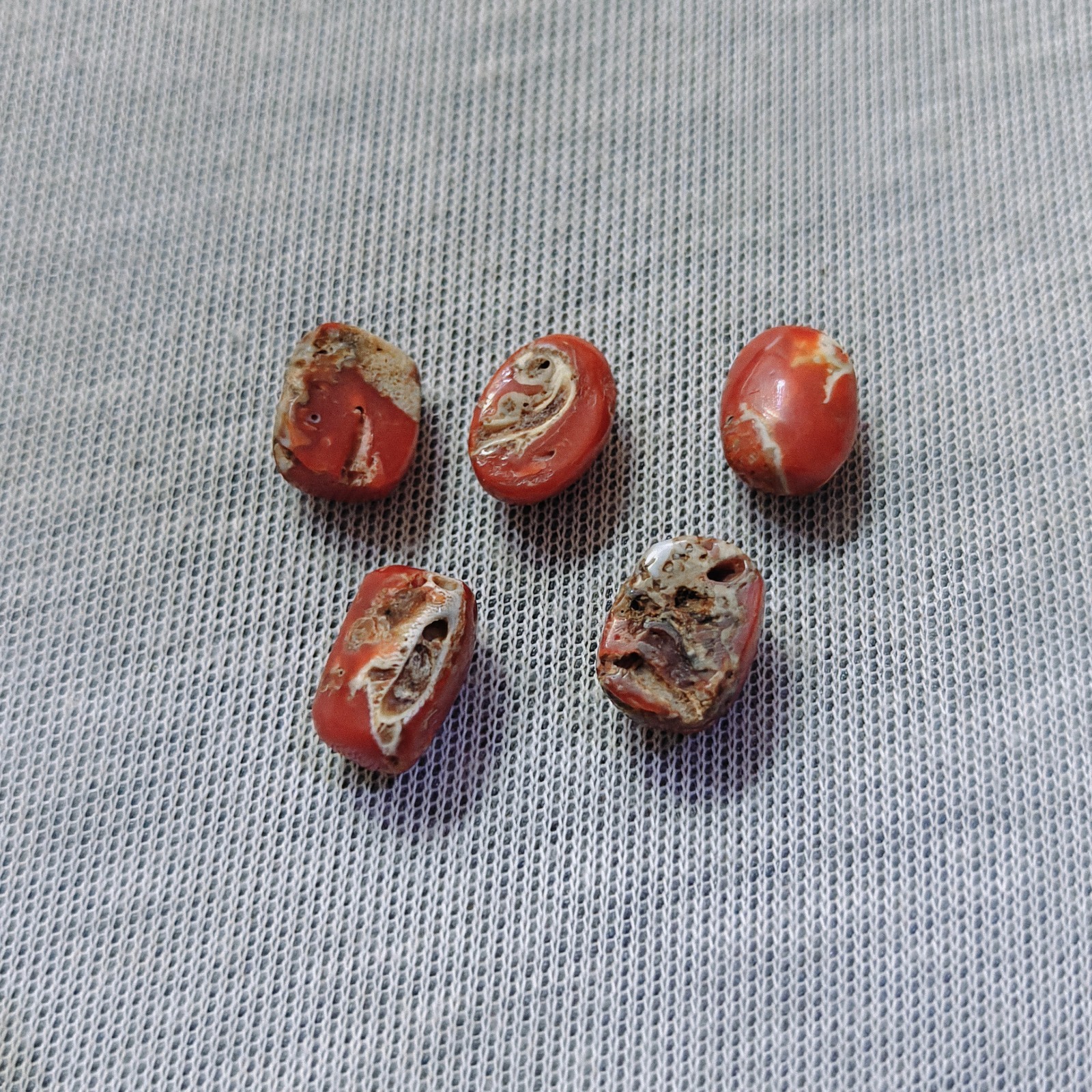 Natural Japanese Pink Coral Oxblood Oval Cabochon Loose Gemstone Jewelry Making