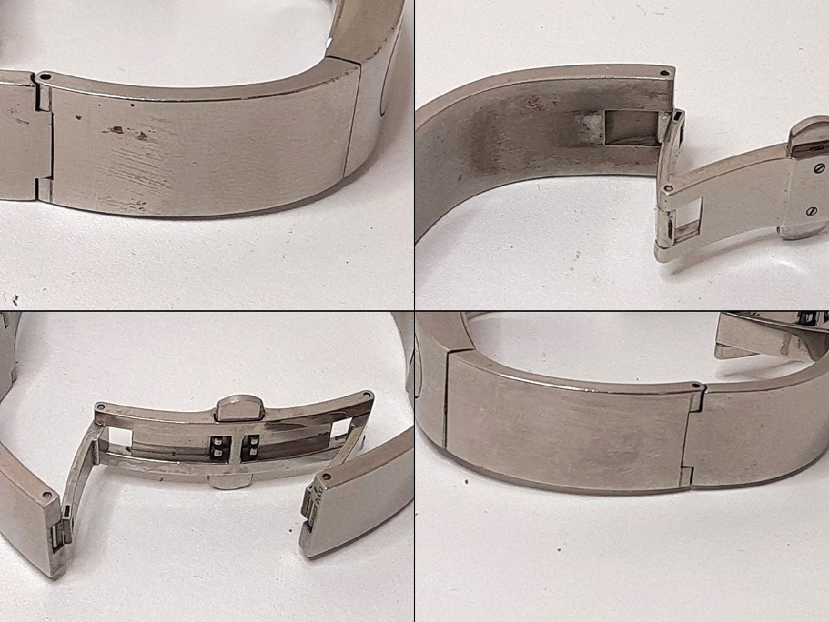 GUCCI 2400S Bangle Bracelet Silver Dial Quartz Ladies Watch 14mm Wrist 16cm