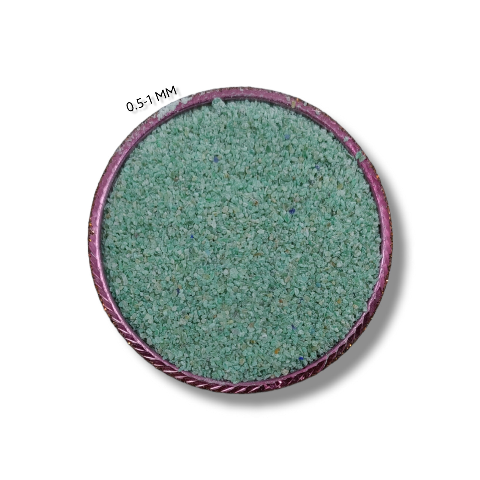 Crushed Gemstone Coarse 0.5-1 MM Crushed Powder For Ring Inlay Woodwork Inlay