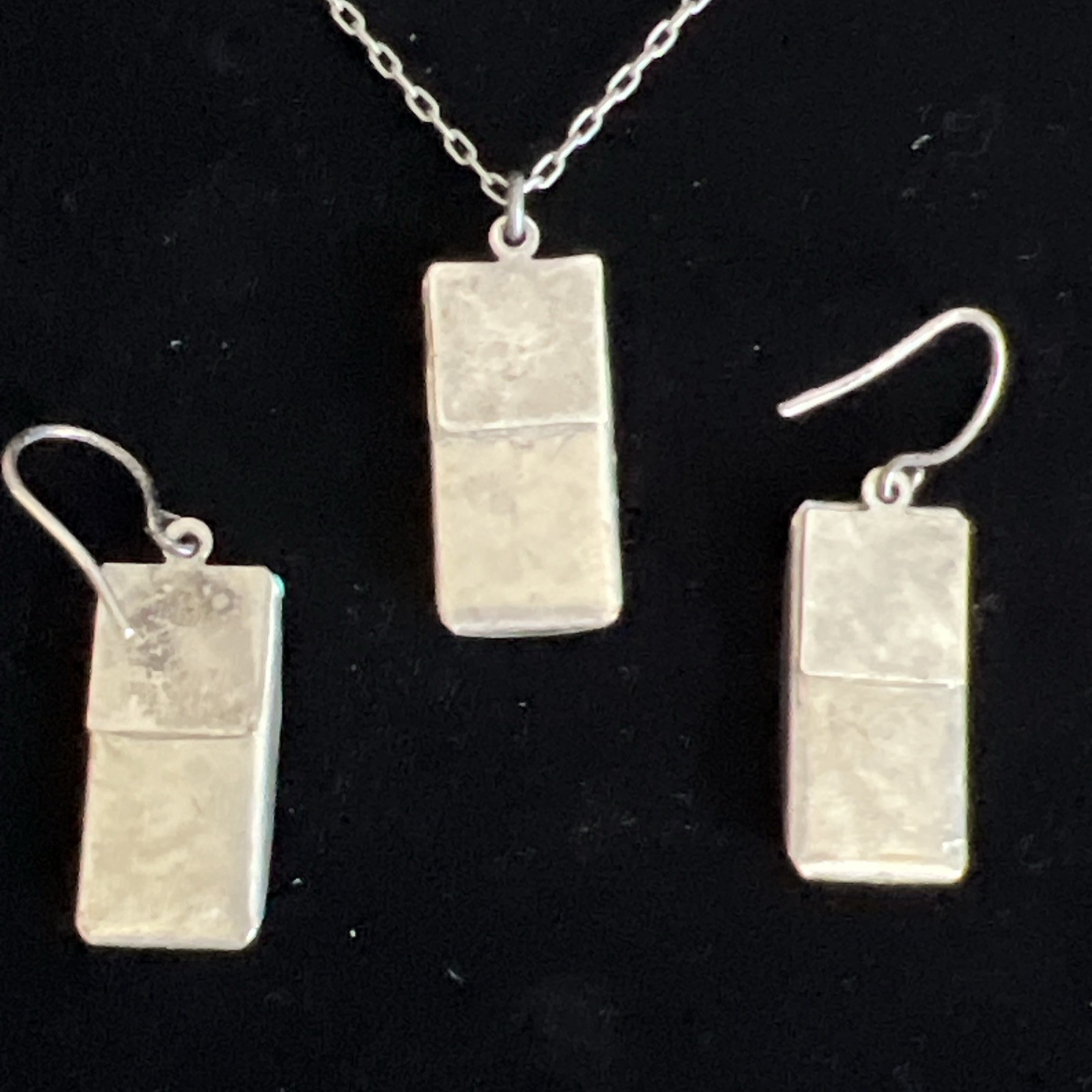 Firefly Jewelry Set Necklace & Earrings Swarovski Crystal Mosaic 17Inches