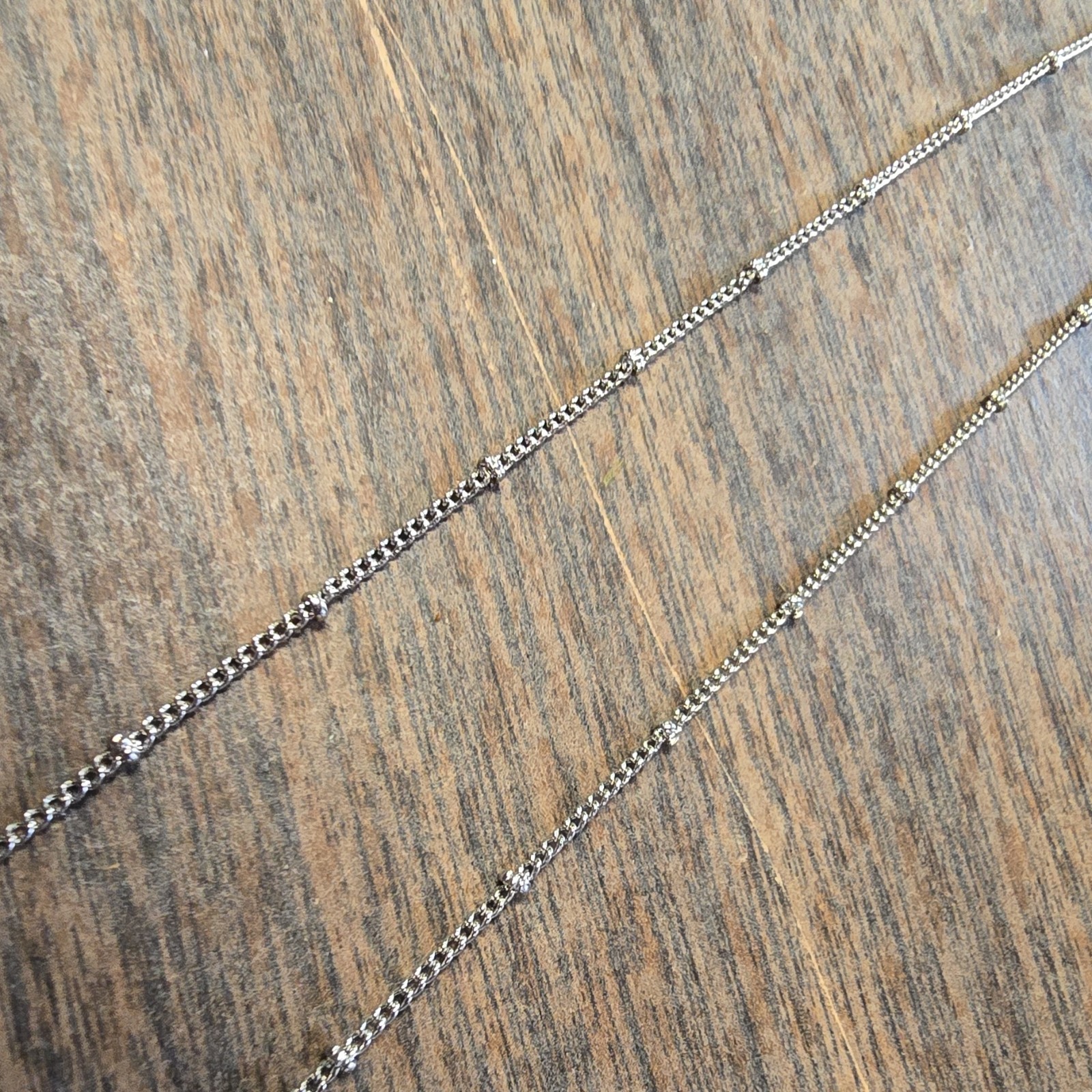 Silver Tone Oval Turquoise Bezel Fringe Statement Pendant Necklace Box Chain