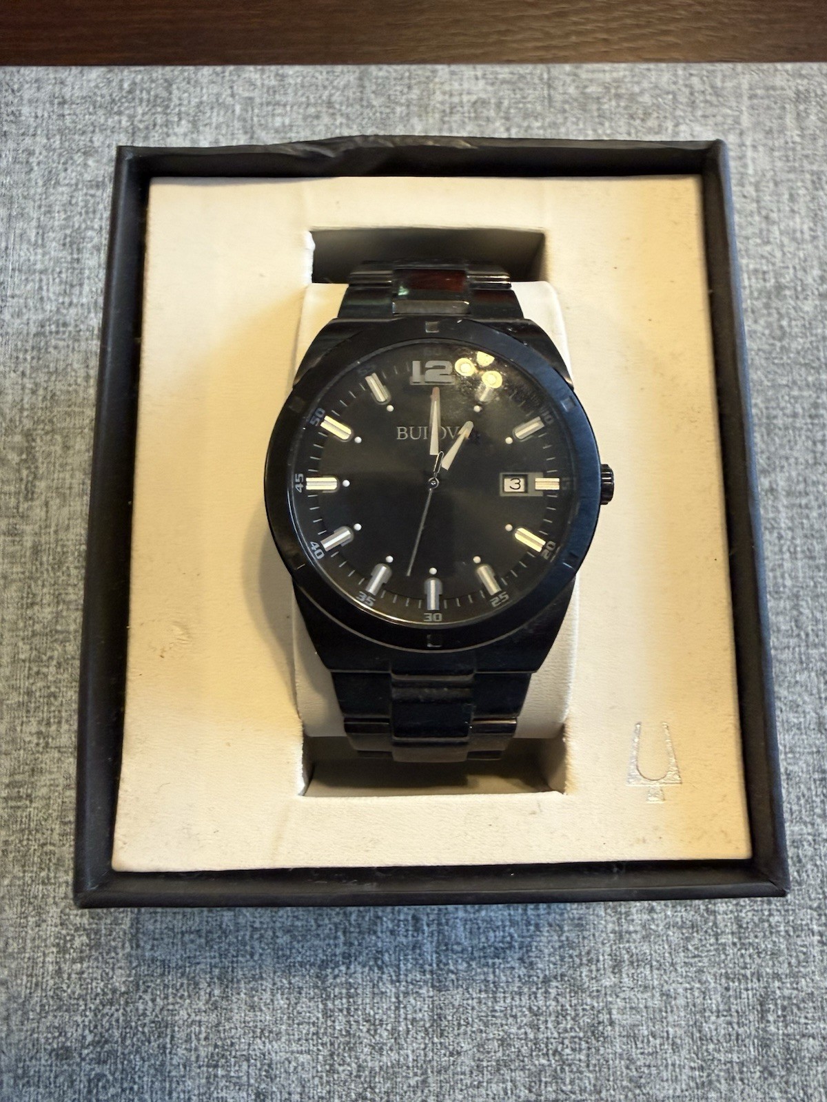 Bulova Classic men’s quartz watch, reference 98B234