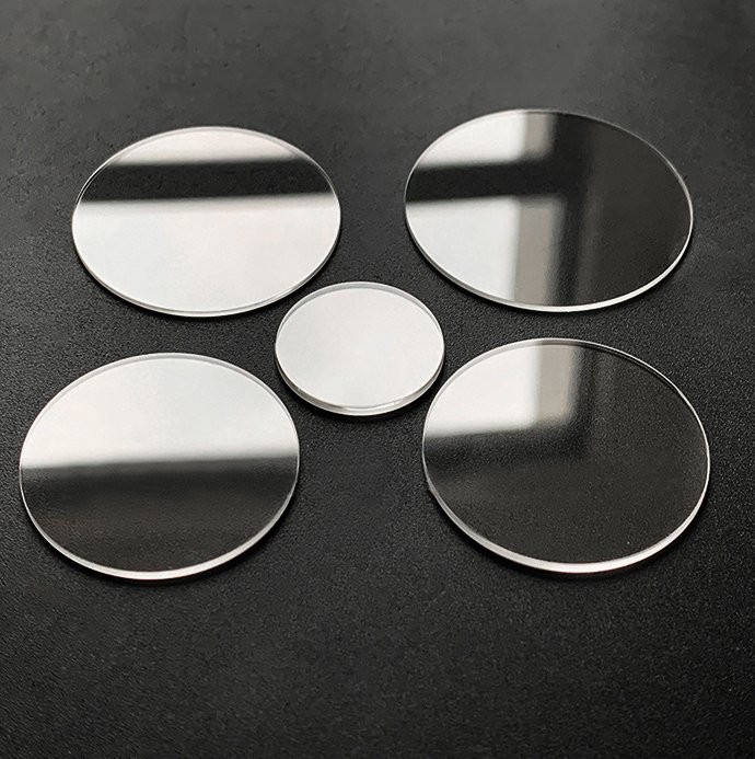 0.8/1.0/1.5/2.0mm Thick Flat Mineral Glass Watch Crystal 15-60mm Replacement