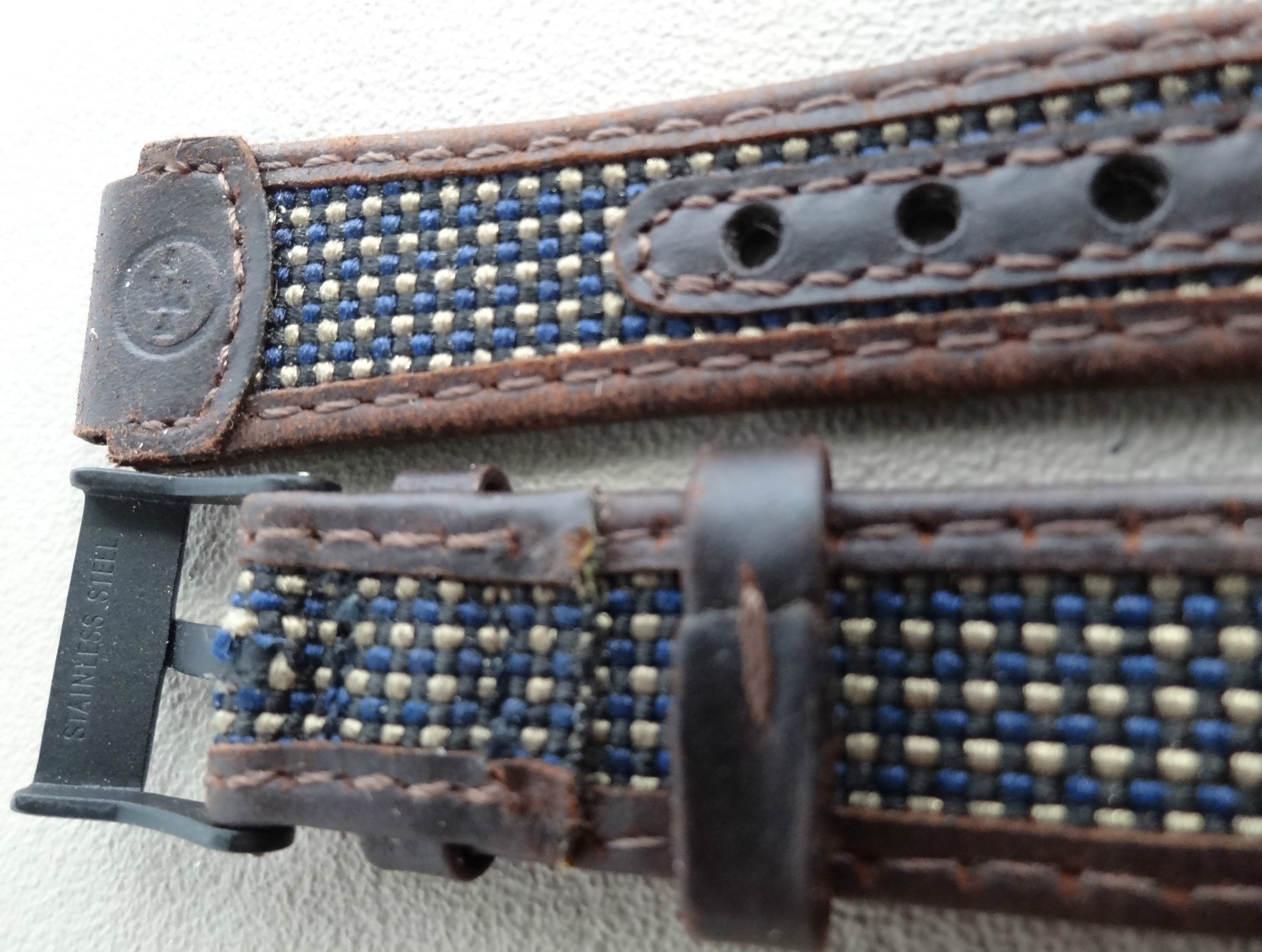 SMALL LADIES New Timex Expedition Brown Water Resistant 14mm Regular Watch Band