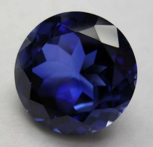 LAB CREATED BLUE SAPPHIRE 1.75 MM ROUND CUT 2 PIECE SET BEAUTIFUL COLOR AAA