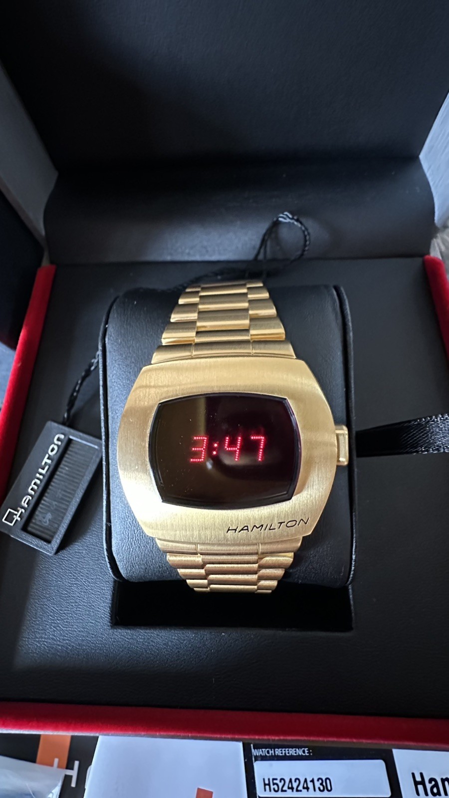 HAMILTON PSR H524240 Digital Gold 50th Anniversary Limited Edition. USA Seller