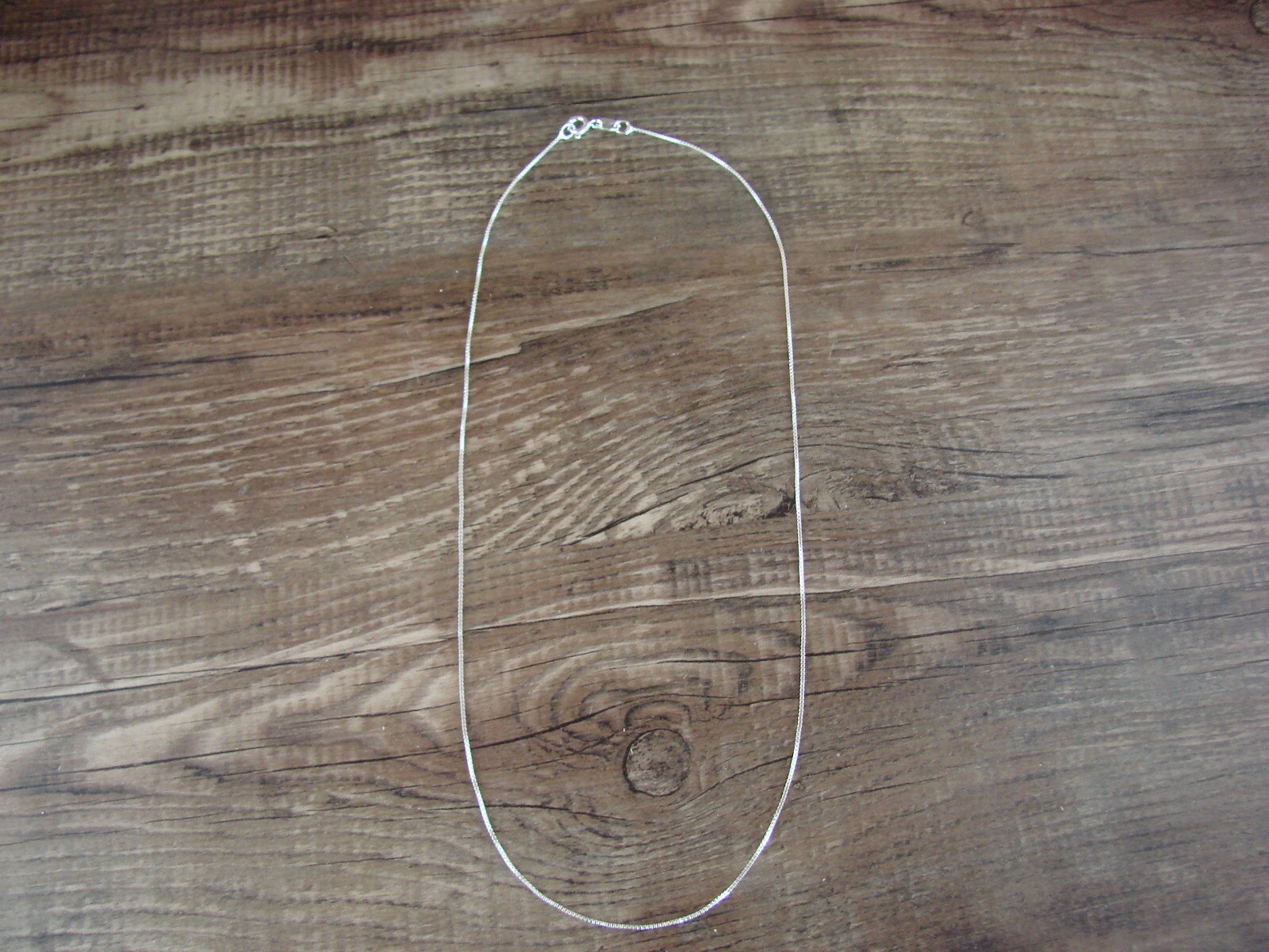 Southwestern Jewelry Sterling Silver Box Chain Necklace 16″ Long x 1 MM