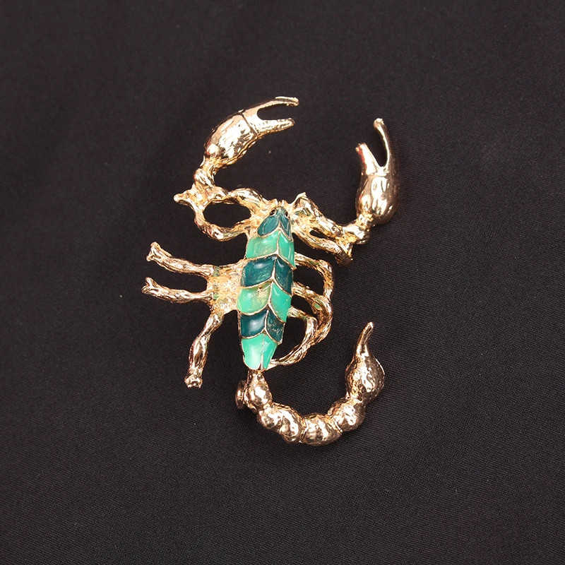 Women Men Unisex Scorpion Lover Brooch Fashion Animal Pins Badge Jewelry