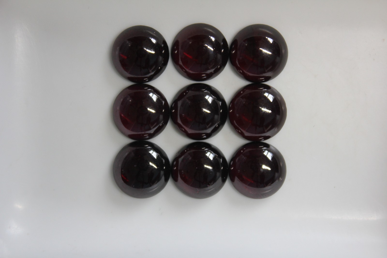Almandine Garnet 2mm, 3mm, 4mm, 5mm, 6mm, 7mm, 8mm, 10mm, 12mm Round Cabochon(s)