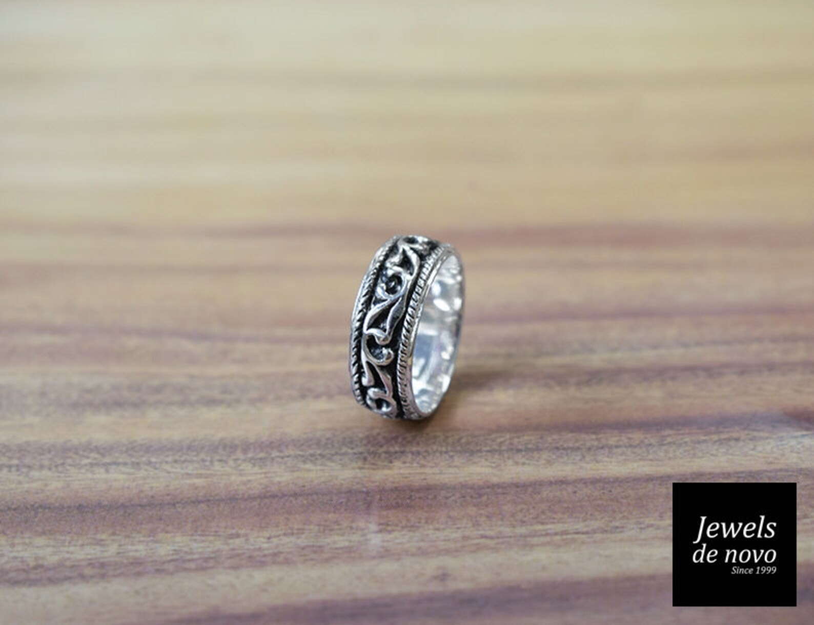 Beautiful Premium Oxidized Celtic Band Ring: 18k Gold Filled Thumb Ring