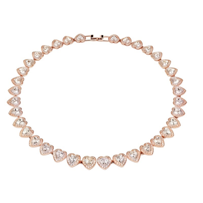 Swarovski Luxury Fashion Trendy High-end Heart-shaped Necklace