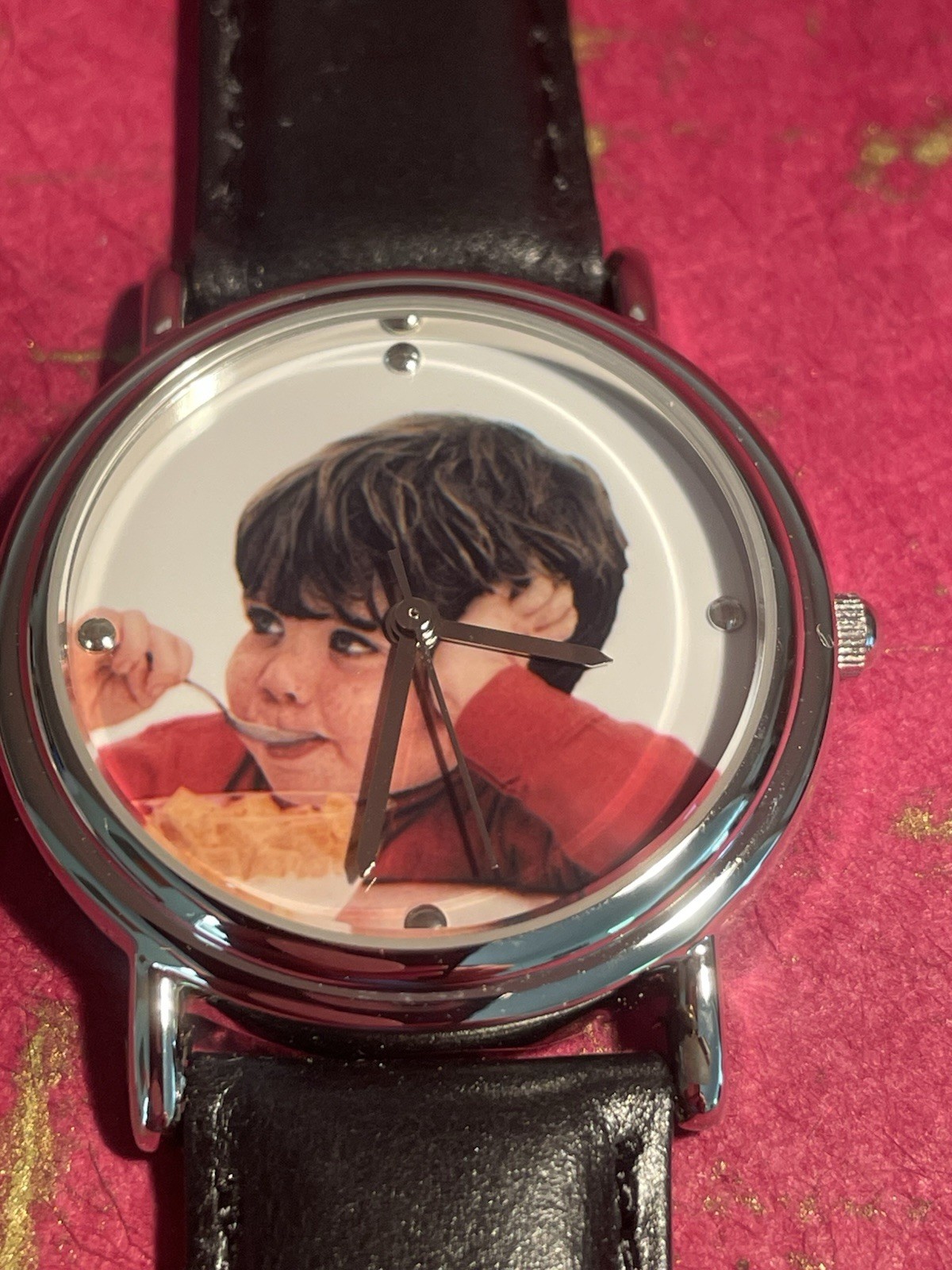 Quaker Oats Life Hey Mikey Special Edition Quartz Watch Leather Band 2000