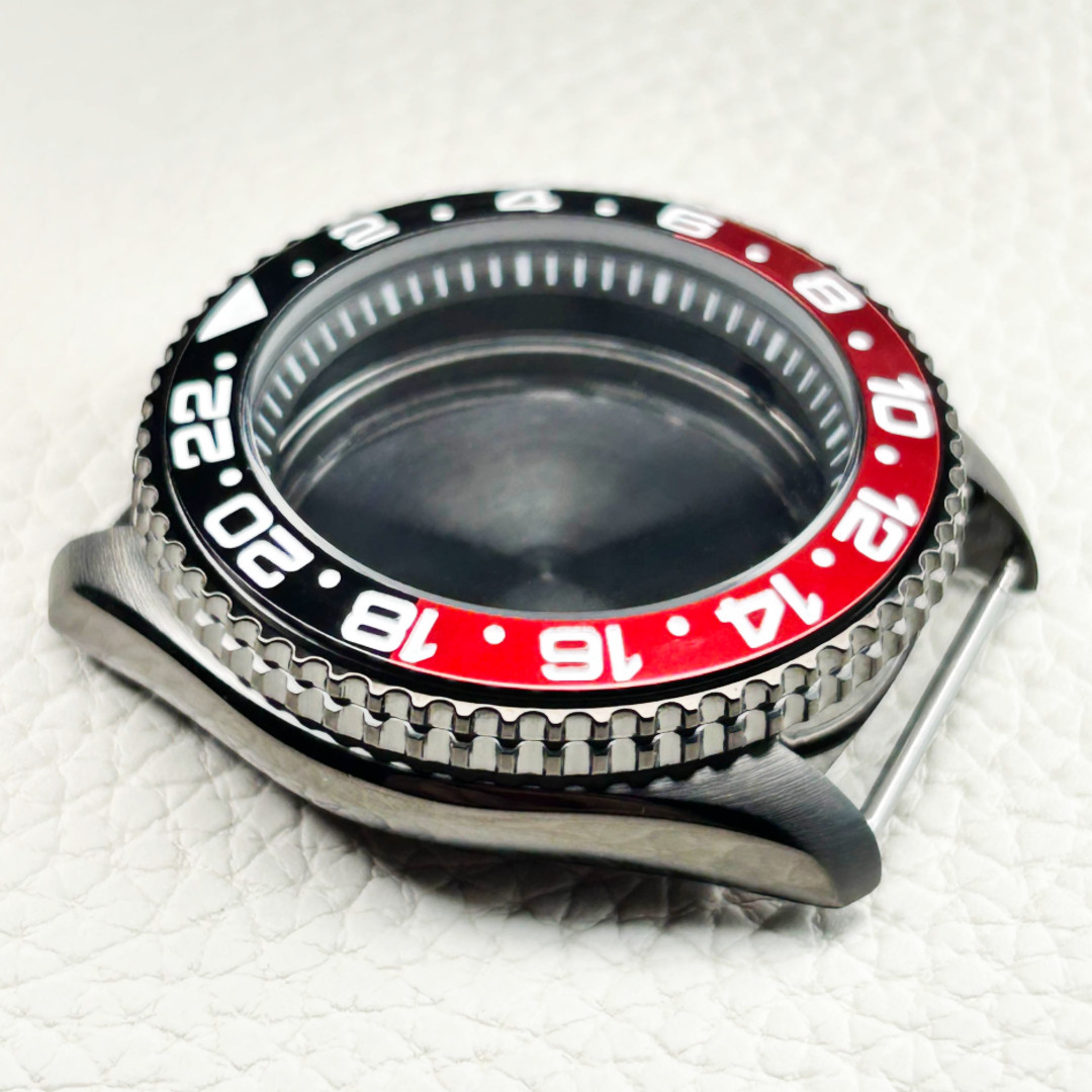SKX007/SRPD Red Black PVD Watch Case Set Starter Pack Mod for NH35 NH36 Silver