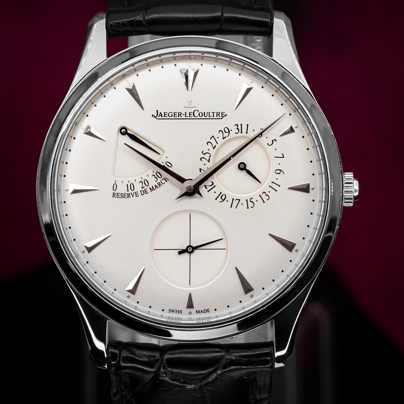 20Jaeger-LeCoultre Master Ultra Thin Reserve De Marche 39mm Q1378420 B + P