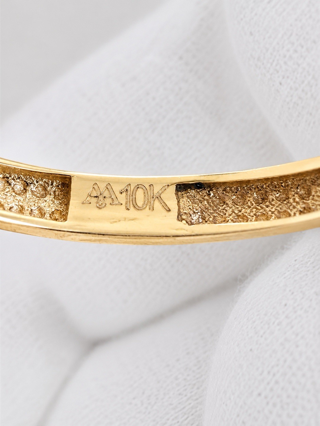 Real 10K Gold CZ Ring Size 6 Delicate Everyday Minimalist Ring
