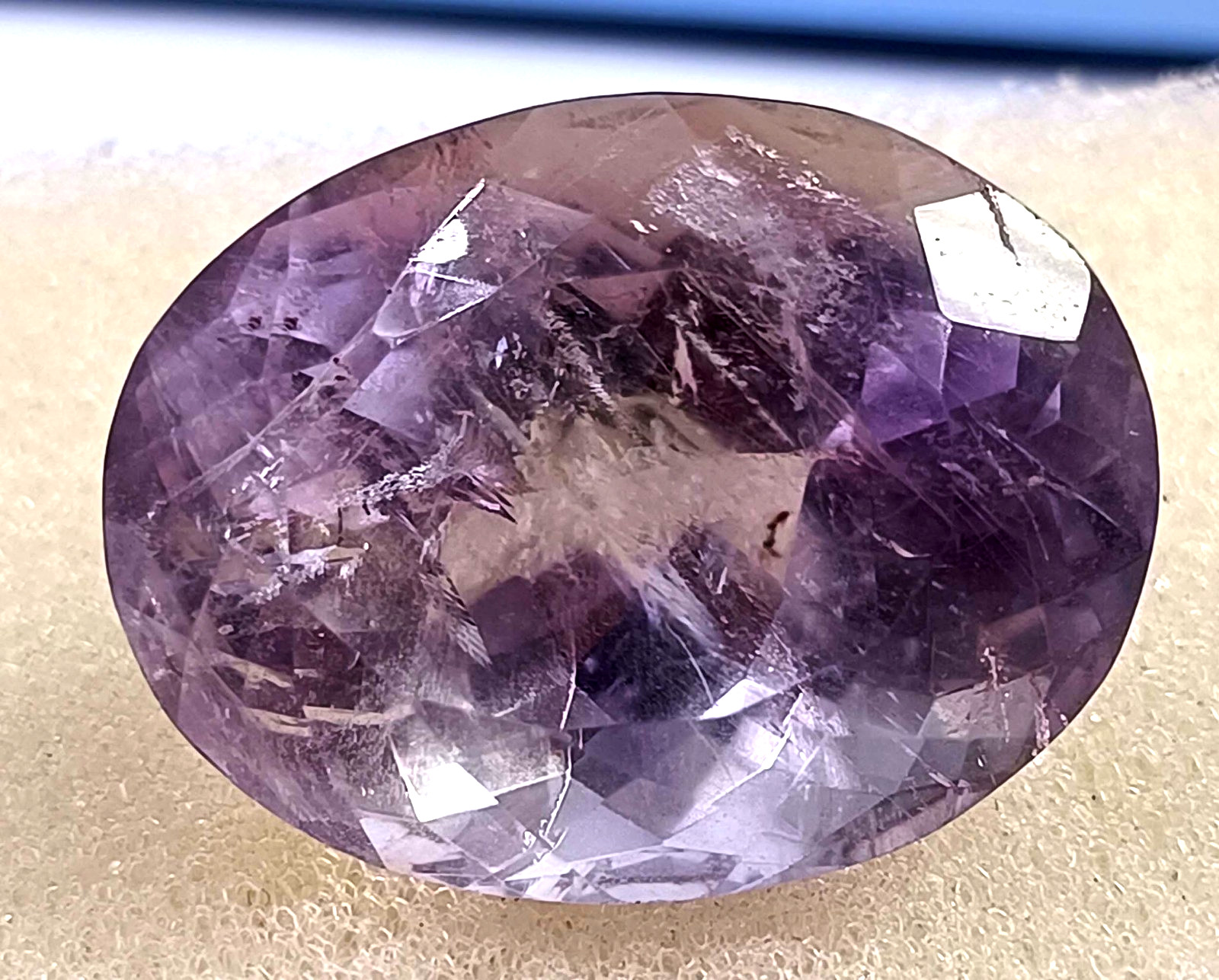 Luxury Quality 41.35 Ct Natural Purple Amethyst Oval Shape IGL Gemstone 6AHL