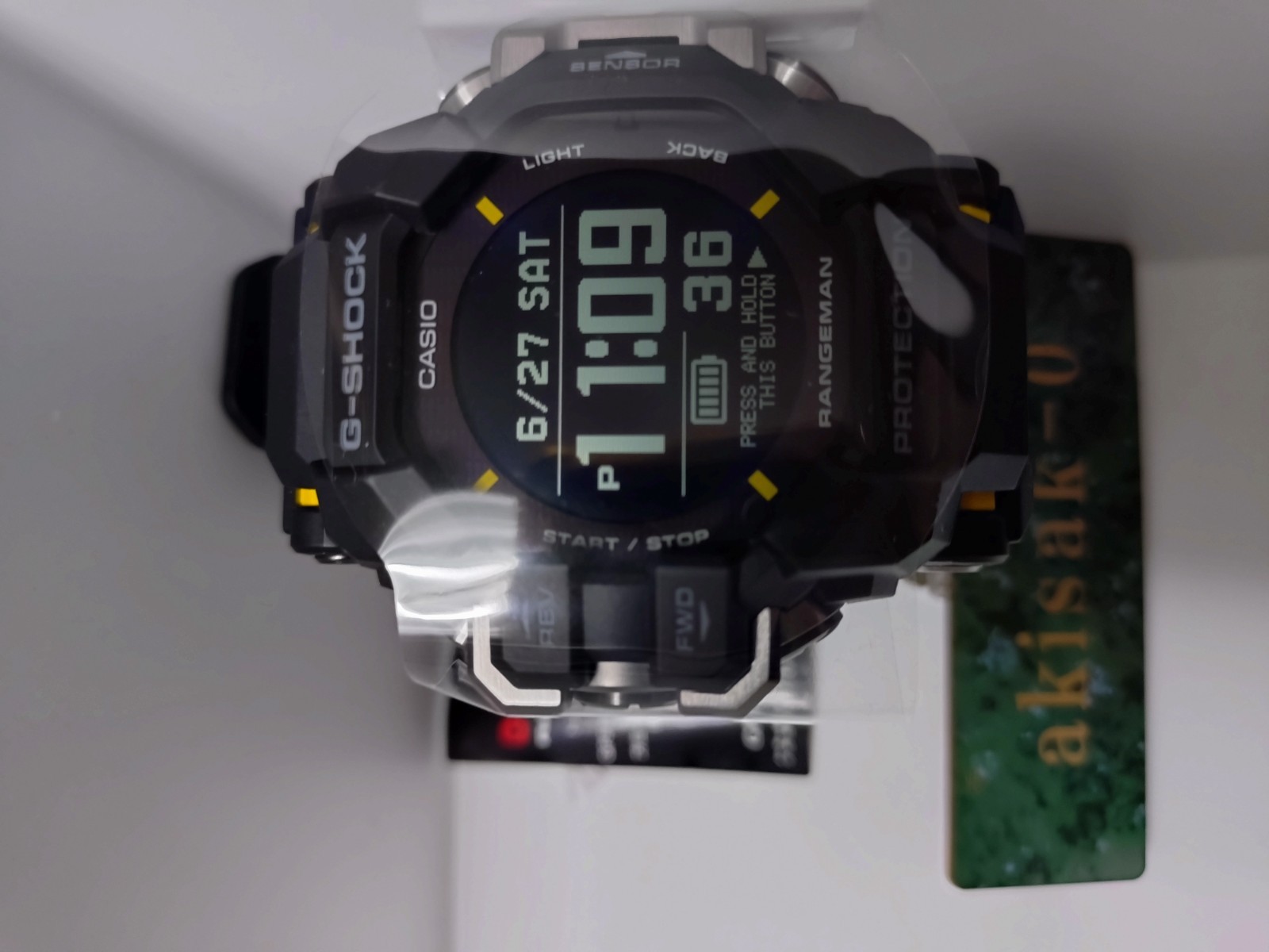 Casio G-SHOCK GPR-H1000-1JR GPS Adventure Digital Watch Japan