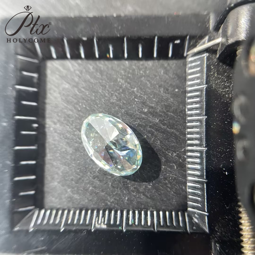 GRA Oval Cut 0.1-10ct D Color VVS1 Loose Moissanite Sparkling for Jewelry Making