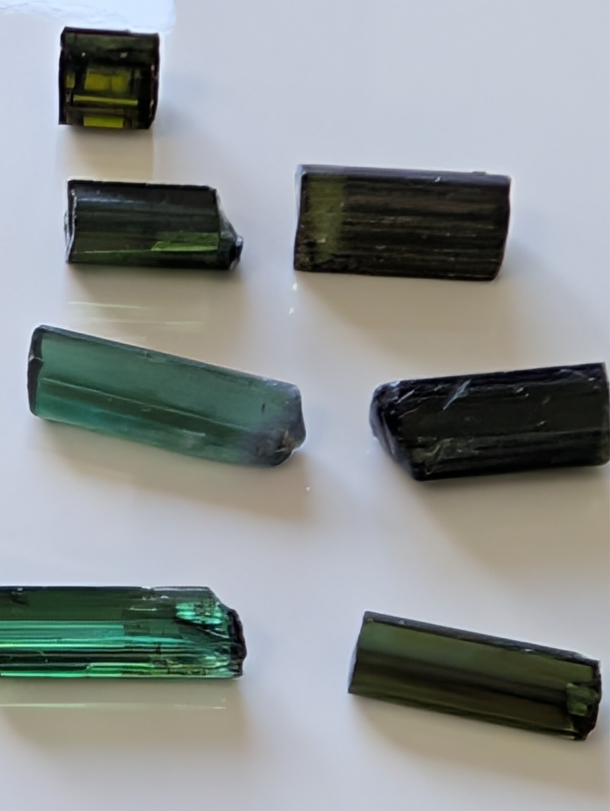 USA seller 15.5 ct IF flawless closed C tourmaline facet rough gemstone specimen