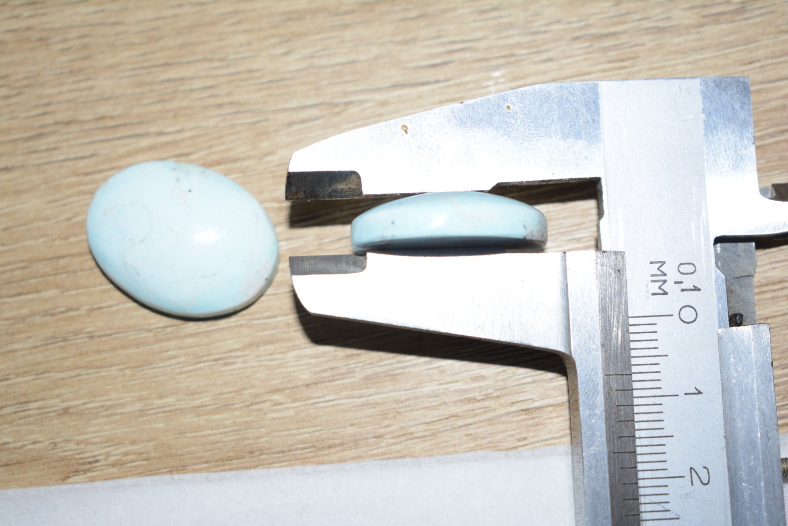 Rare Natural Armenian Turquoise Pair – 35.5 Carats, 2 in 1 lot