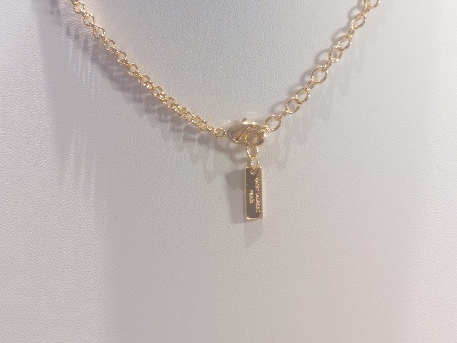 YVES SAINT LAURENT SIGNATURE NECKLACE – Box Included