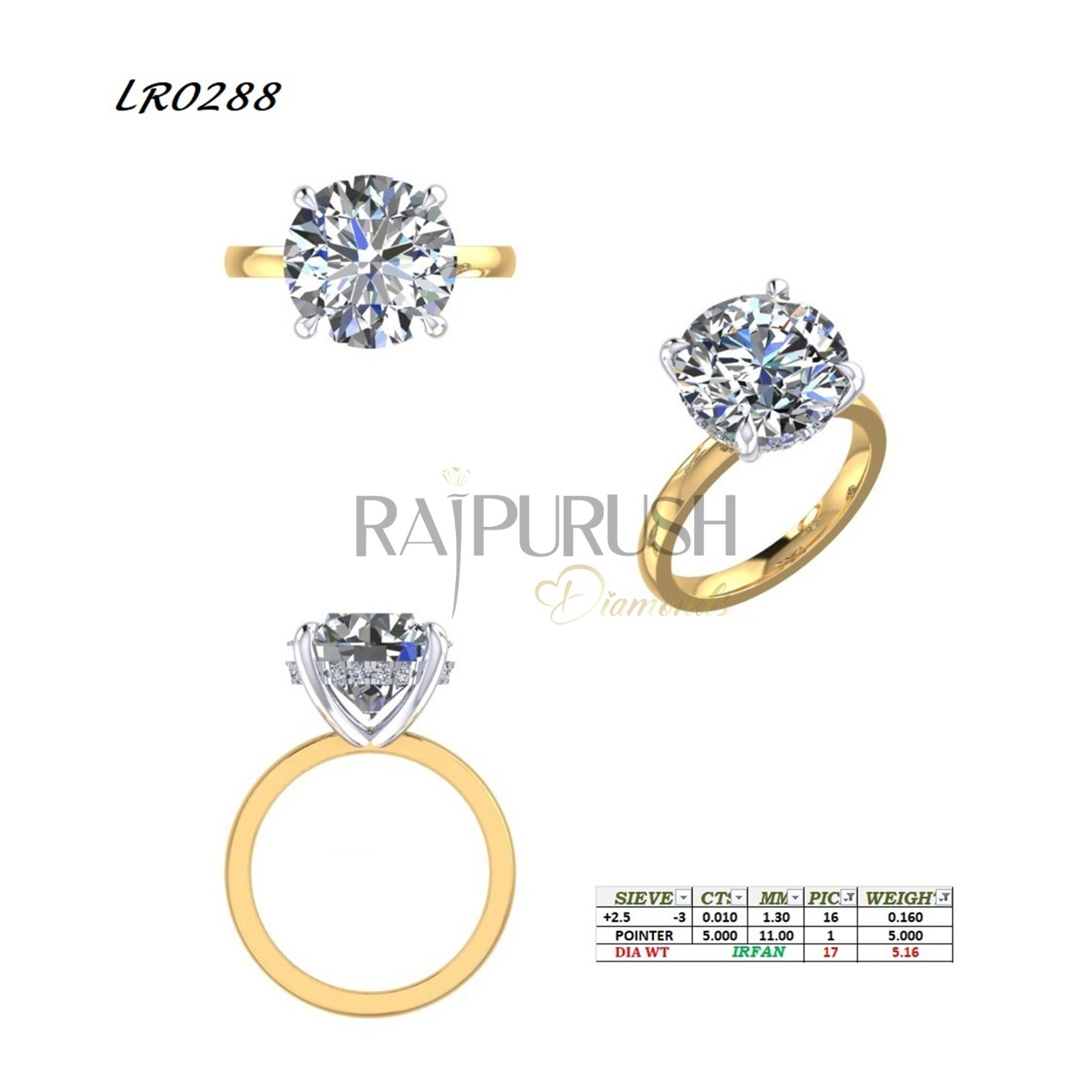 Round Cut Moissanite Hidden Halo Engagement Ring 925 Sterling Silver Bridal Band