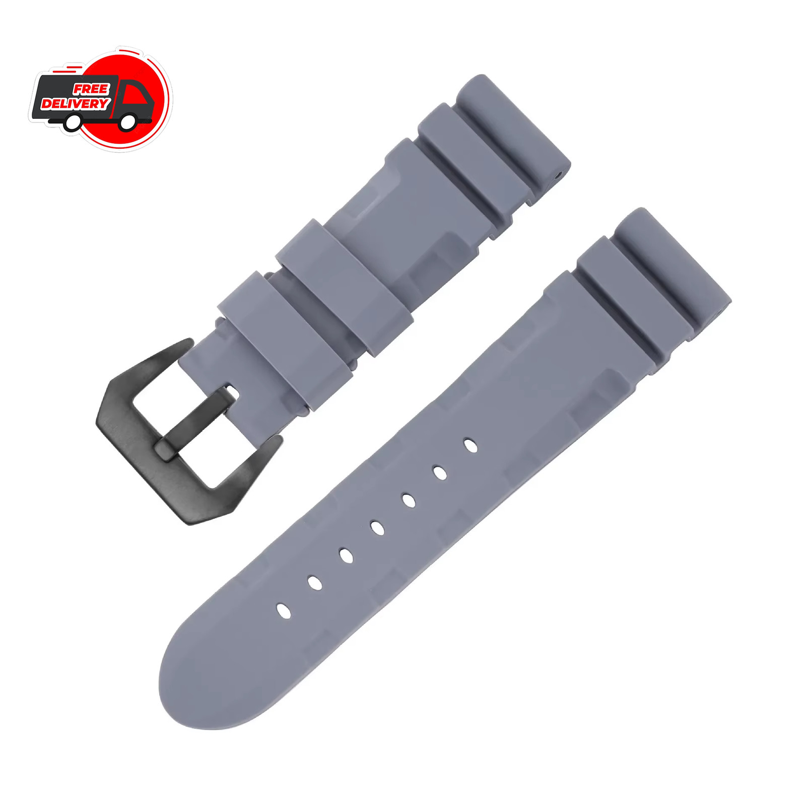22mm 24mm 26mm Silicone Strap for Panerai Rubber Waterproof Band for SUBMERSIBLE