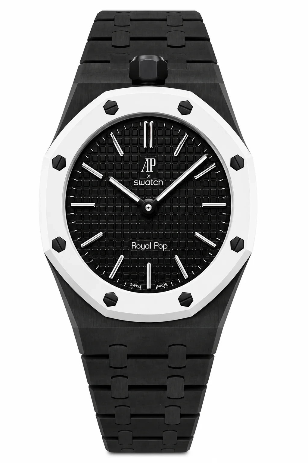 Luxury Mod Kit For AP x Swatch Royal Pop Bioceramic Rubber Strap Case