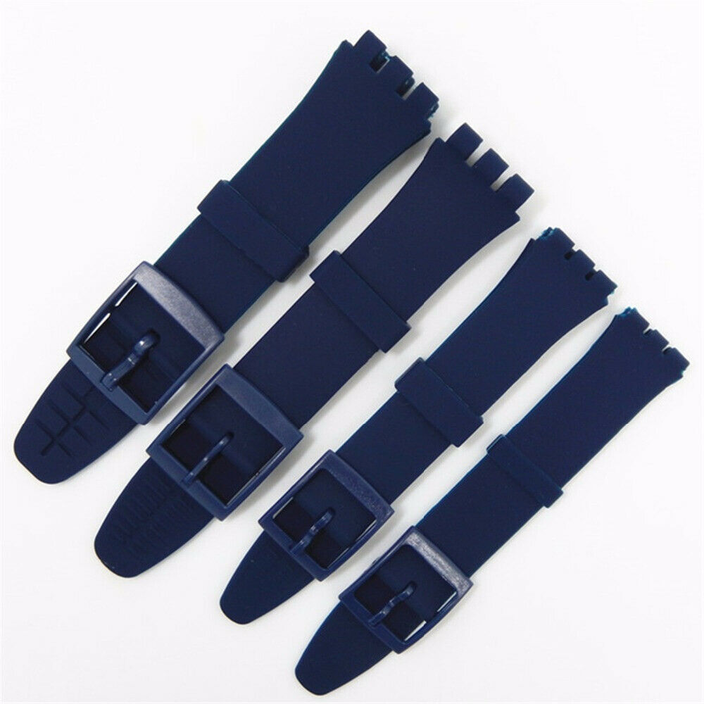 Wrist Watch Band Strap For Swatch 16mm 17mm 19mm 20mm Rubber Silicone Watchband
