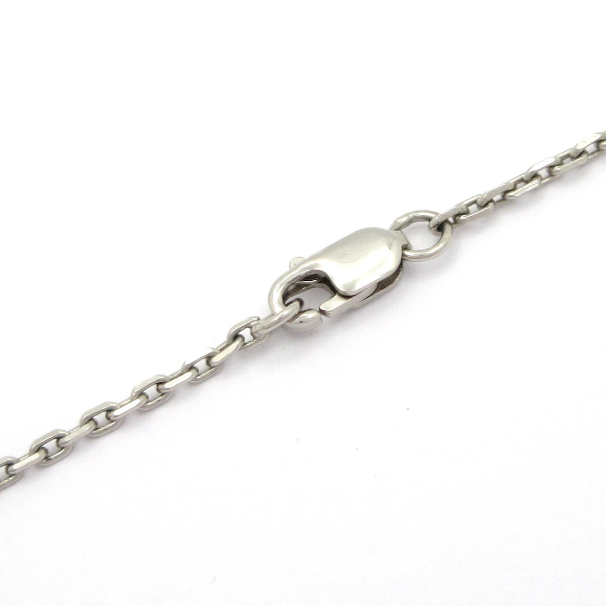 HERMES Mini Pop H H14792FP49 Silver White Hardware None Necklace