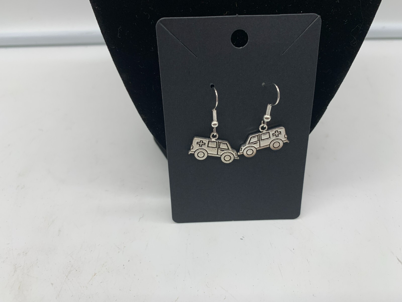 Metal Ambulance Earring Set DD01B10136