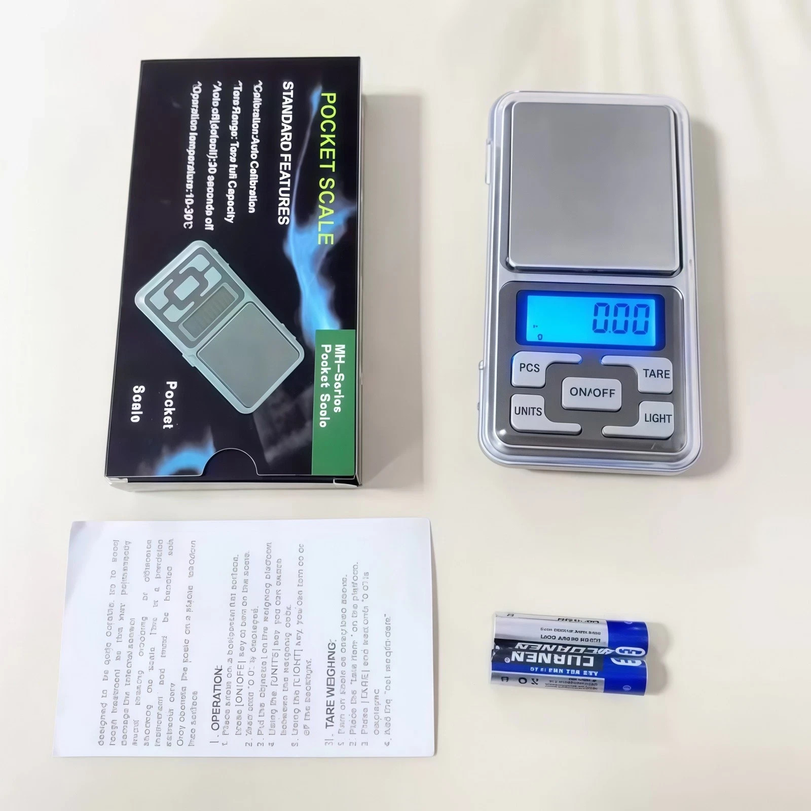 Portable 500g x 0.01g Mini Digital Scale Jewelry Pocket Balance Weight Gram LCD
