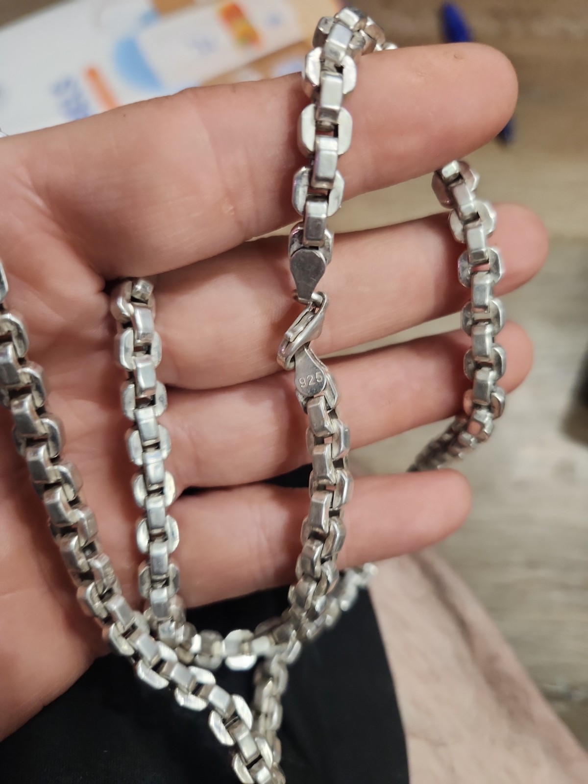 925 sterling silver chain men Harlem Bling