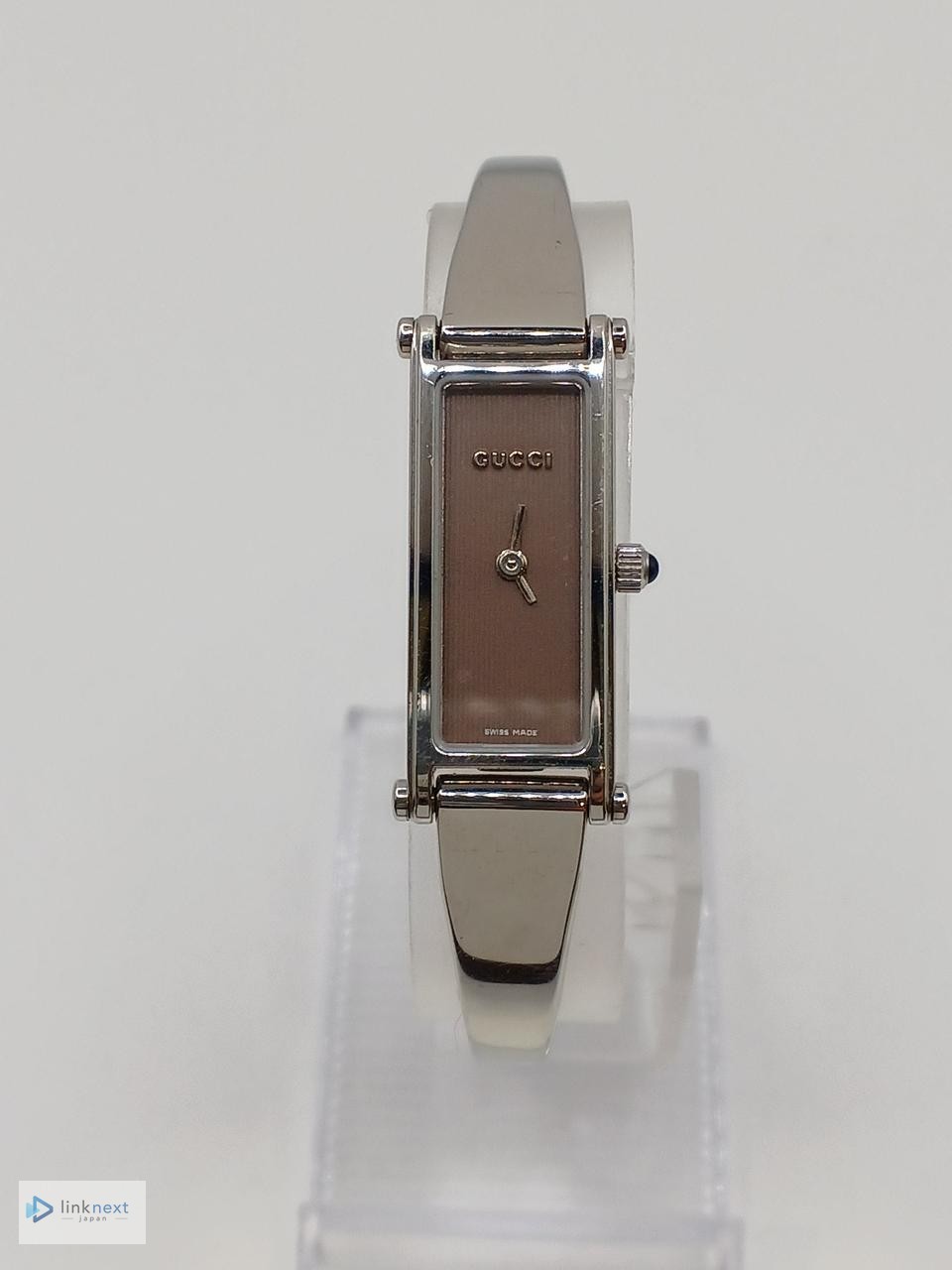 GUCCI 2400L Women’s Stainless Steel Quartz Bangle Watch