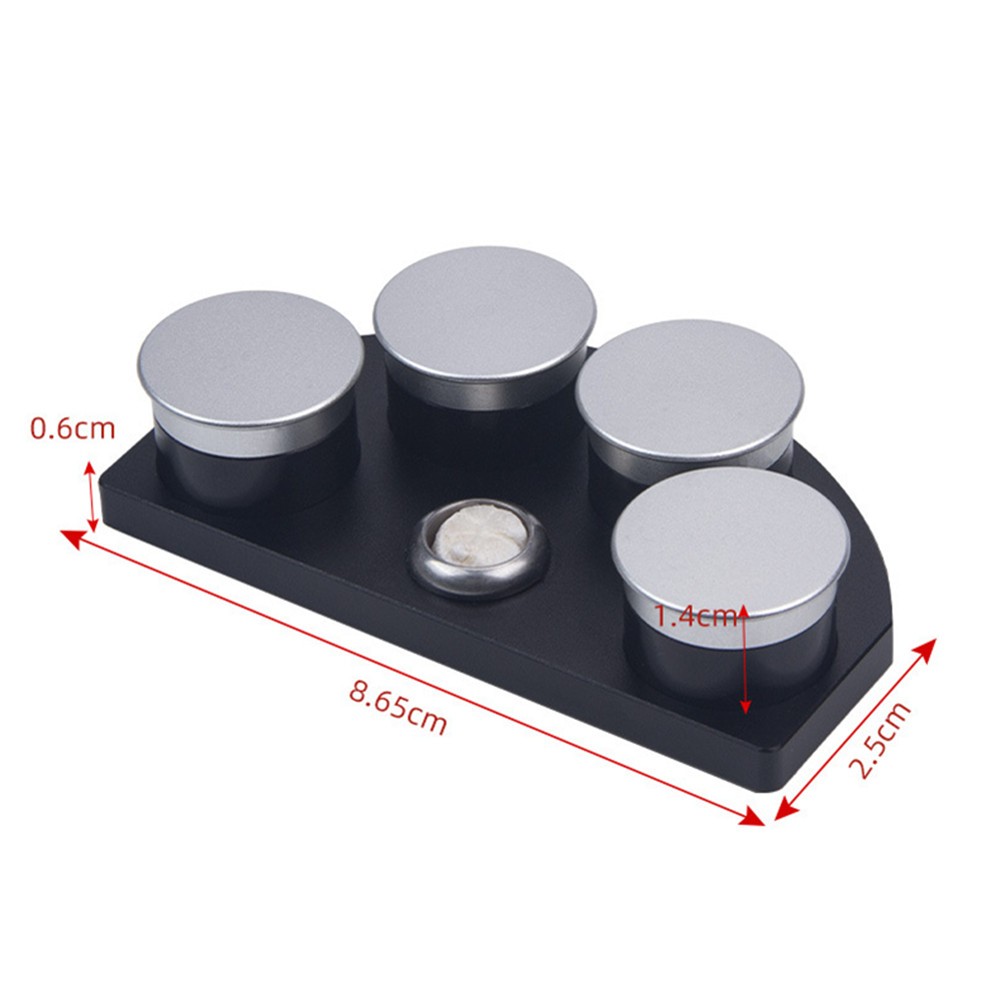 Oil Cup Stand with 4 Ceramics Containers for Watchmaker Watch Repair Tool kit A