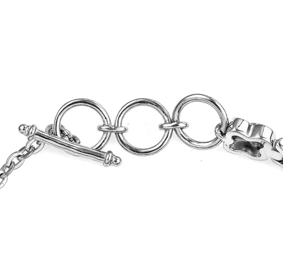 Lapis Lazuli 22.25 ctw Toggle Clasp Bracelet Luxury Stainless Stee (6.5-8.00 In)