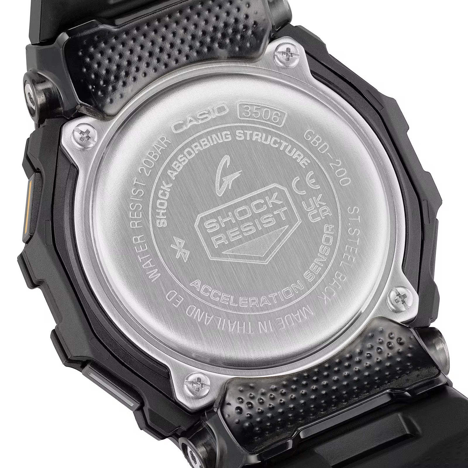 CASIO G-SHOCK GBD200-1A1 GBD-200-1A1 BLUETOOTH BLACK DIGITAL WATCH GBD-200 SERIE