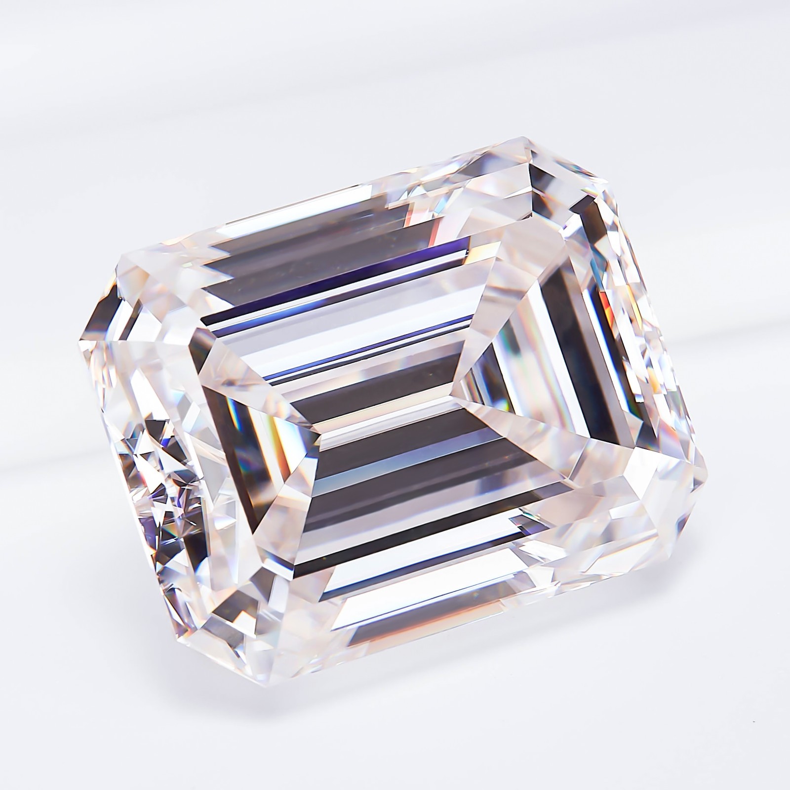 Emerald Cut D Color Loose Moissanite 0.5-10ct VVS1GRA Certificate Excellent Cut