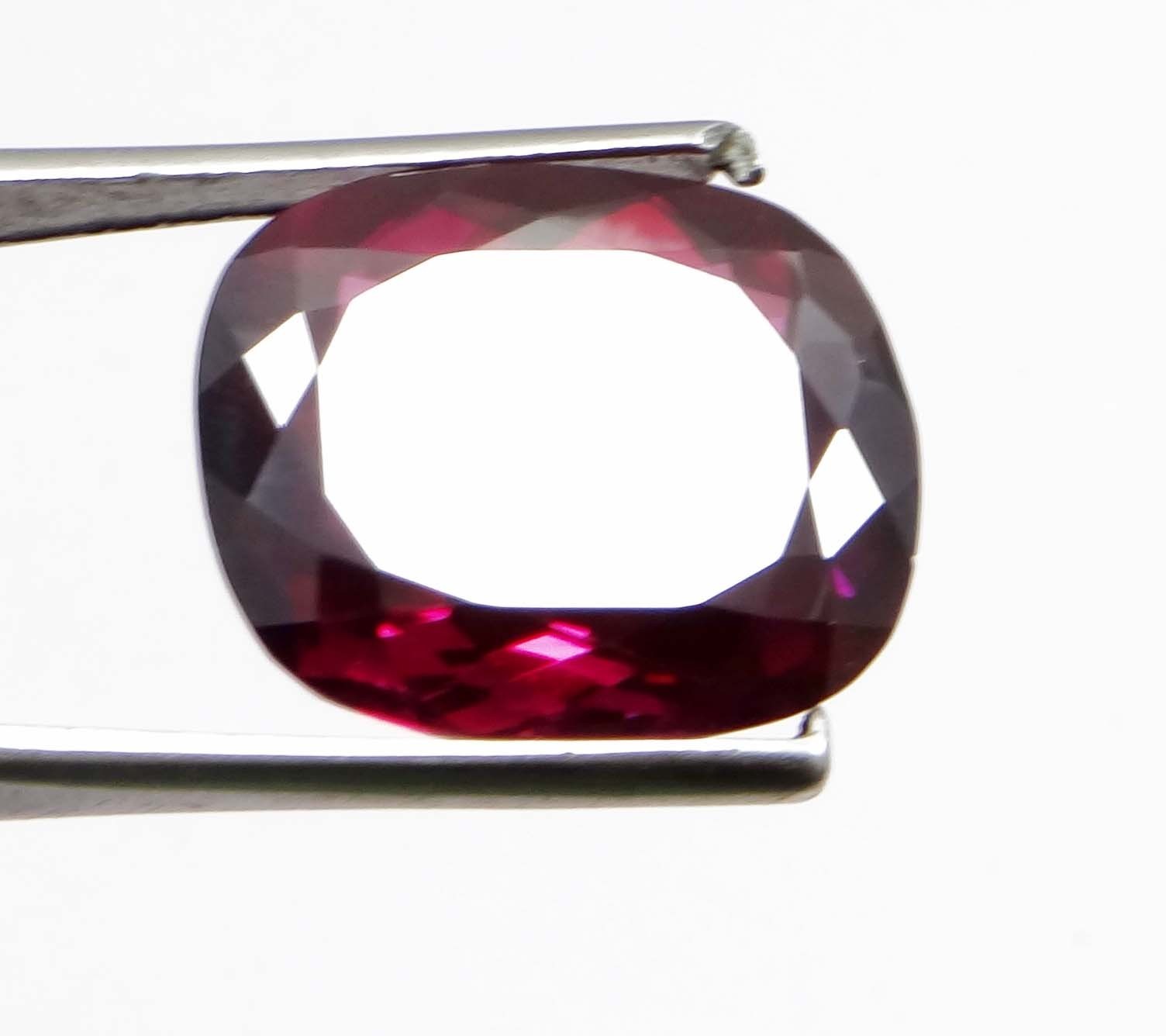 40.60 Ct Natural Pink Ruby coushion Cut Loose Gemstone Certified