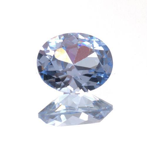 (7x5mm – 12x10mm) Oval Lab Created Light Blue #104 Spinel