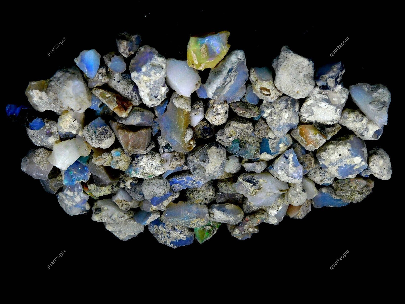 515 Cts Natural Ethopian Fire Opal Certified Rough Lot