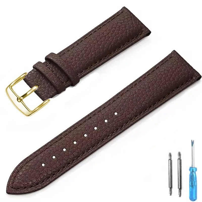 Genuine Leather Watch Band 12mm 14mm 16mm 18mm 20mm 22mm Watch Strap for Man Wom